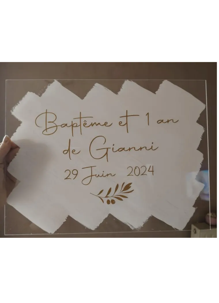 Panneau en plexiglass