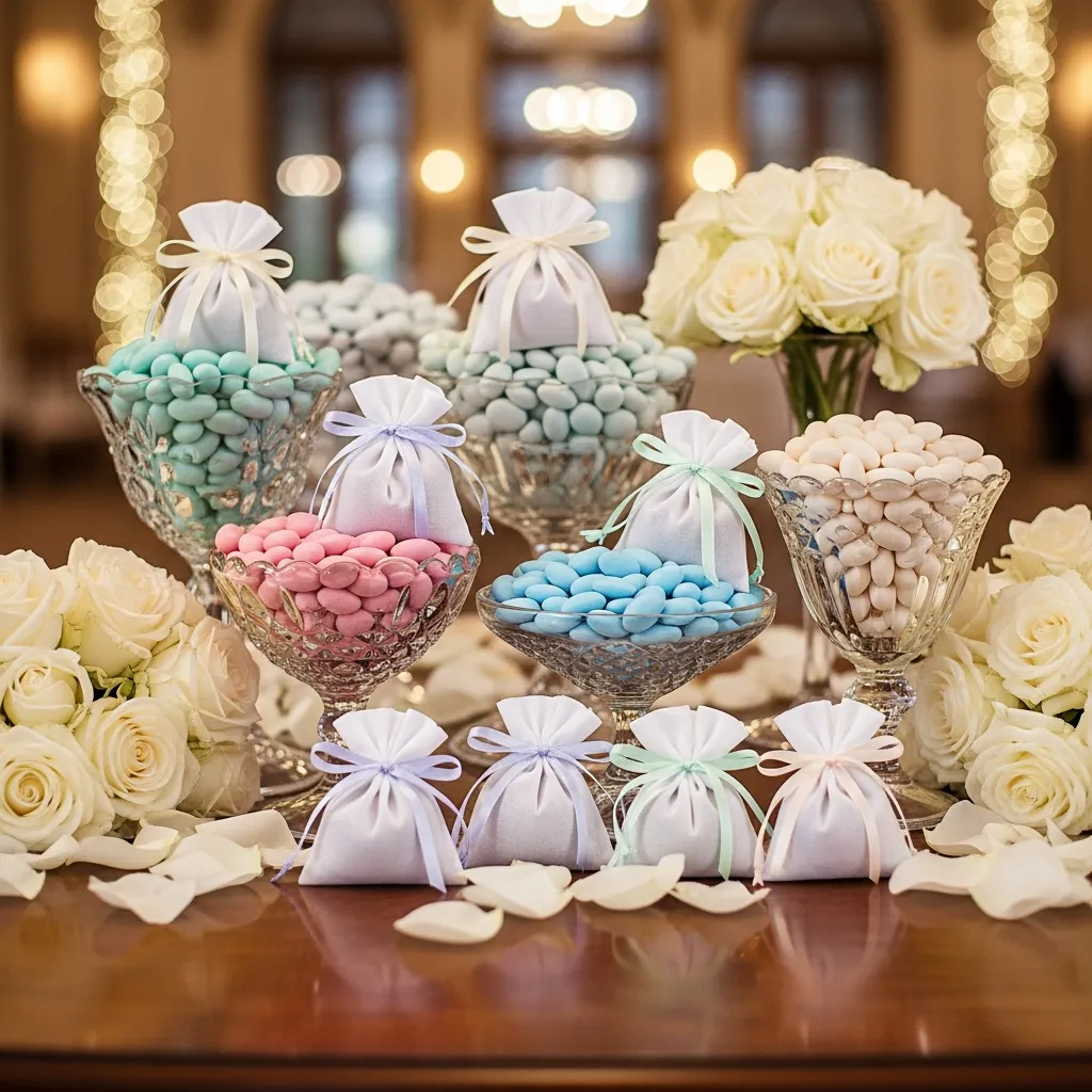 Dragées et cadeaux de mariage personnalisés — vue 1