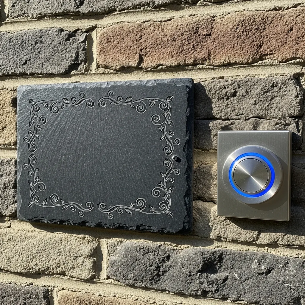 Gravure laser sur ardoise et céramique — vue 1