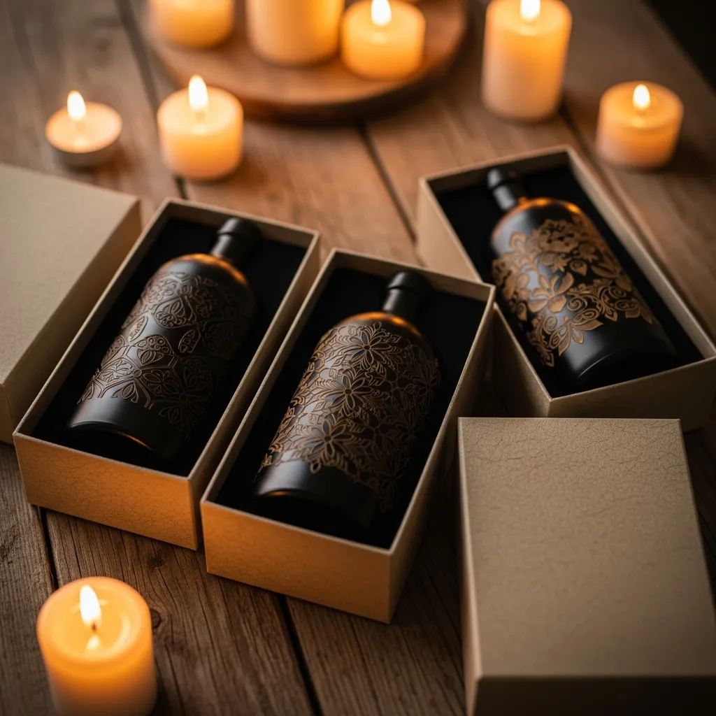 Gravure laser sur verre et miroir — vue 2