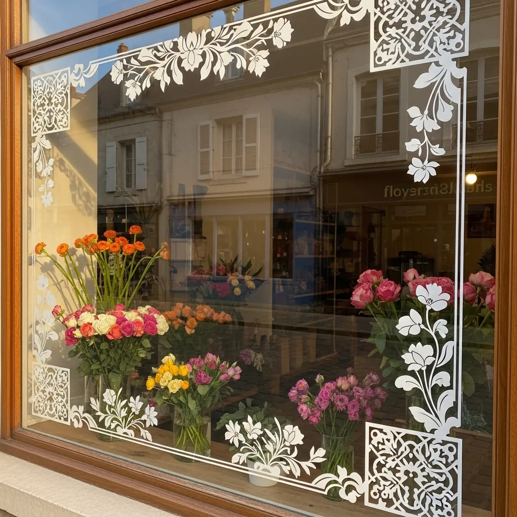 Habillage vitrine commerçant — vue 1